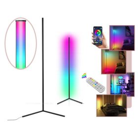   Bluetooth RGB okos Sarok hangulatvilágítás állólámpa távirányítóval MD81RGB