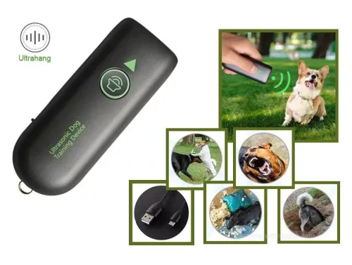 Hordozható tölthető Ultrahangos kutyariasztó MD8USB