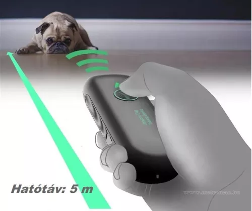 Hordozható tölthető Ultrahangos kutyariasztó MD8USB