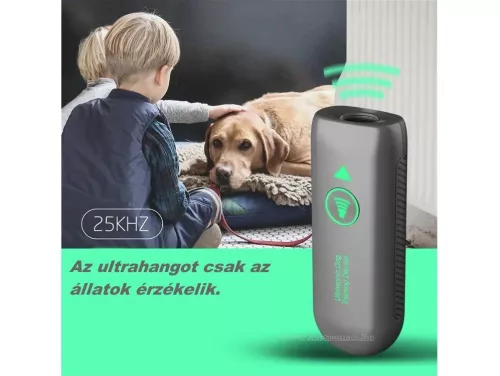 Hordozható tölthető Ultrahangos kutyariasztó MD8USB