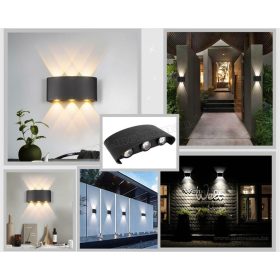 Homlokzat világítás Kültéri LED fali lámpa MD90LED