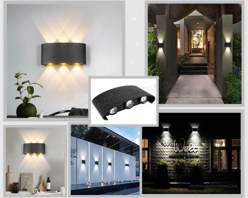 Homlokzat világítás Kültéri LED fali lámpa MD90LED