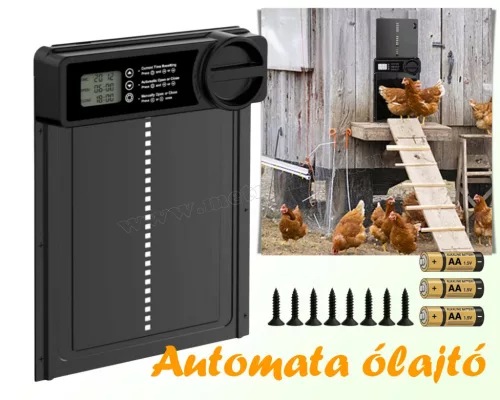 Elemes automata csirkeól ajtó MDA265B