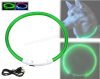 Világító nyakörv Állítható LED kutyanyakörv zöld MDA269