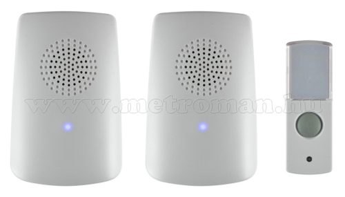 Vezeték nélküli csengő két beltéri egységgel DBS 1001DC