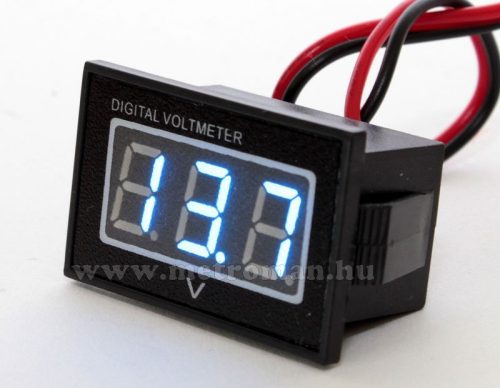 Digitális  feszültségmérő, vízálló, 3-30 Volt DC, Mlogic DC277B