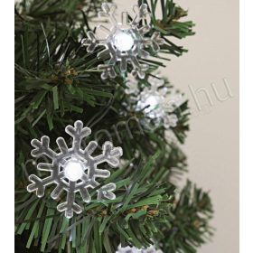   Hópehely dekorációs szett, karácsonyi LED fényfüzérhez Deco1