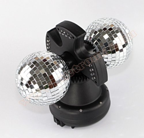 3D LED diszkó lámpa, duál diszkó gömb, DL 210