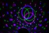 RGB LED Magic diszkó gömb és USB/SD Bluetooth MP3 lejátszó DL 6BT