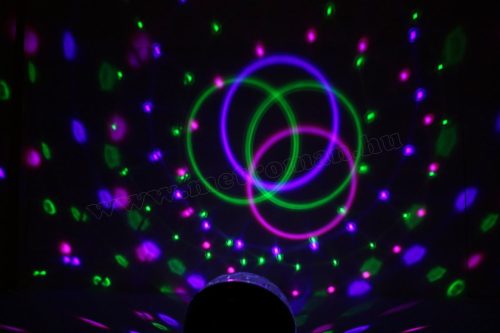 RGB LED Magic diszkó gömb és USB/SD Bluetooth MP3 lejátszó DL 6BT