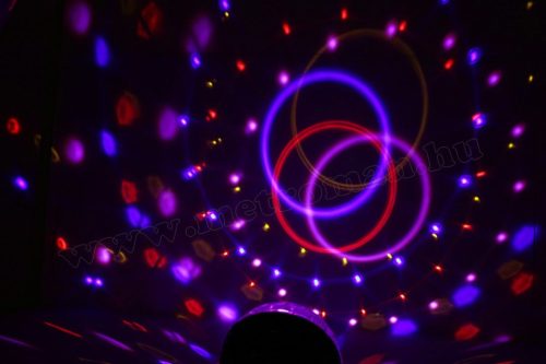 RGB LED Magic diszkó gömb és USB/SD Bluetooth MP3 lejátszó DL 6BT