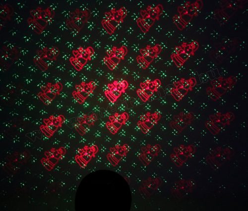 Kültéri színes Karácsonyi Lézer fény projektor, kerti hangulat világítás MDL IP8