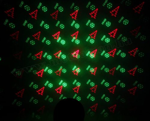 Kültéri színes Karácsonyi Lézer fény projektor, kerti hangulat világítás MDL IP8