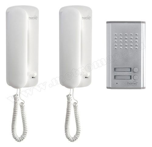 Audio kaputelefon szett 2 beltéri egységgel DP 012