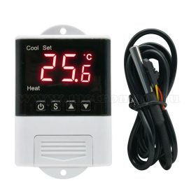   Univerzális termosztát hőmérsékletkapcsoló fűtéshez és hűtéshez DTC-2200 230V