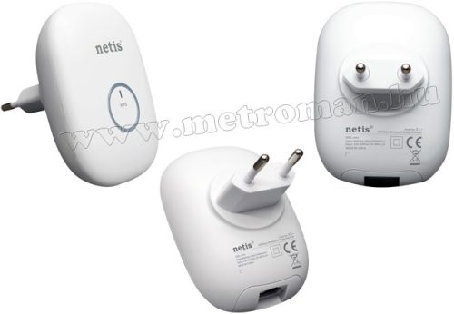 Wifi repeater, Wifi hatótáv növelő Netis E1 Fehér