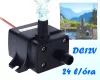 Akvárium Kerti tó szivattyú 24 l/óra DC12V ME412