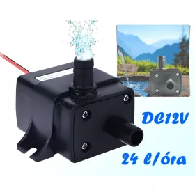 Akvárium Kerti tó szivattyú 24 l/óra DC12V ME412