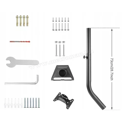 Starlink antenna tartókonzol, állítható fali tartó, fém ME6374