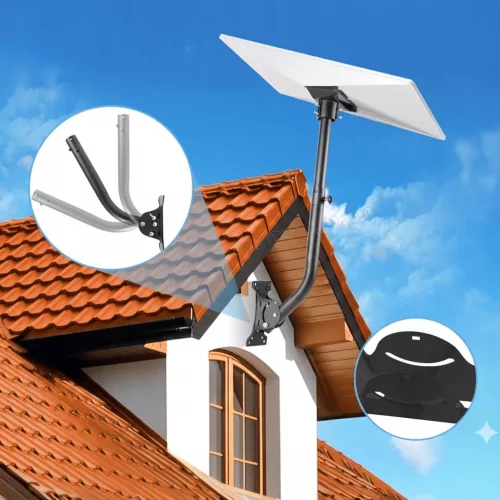 Starlink antenna tartókonzol, állítható fali tartó, fém ME6374