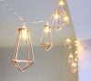 Elemes LED lámpás dekor fényfüzér 10LD-RoseGold