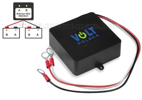 Akkumulátor töltéskiegyenlítő sorba kötött akkumulátorokhoz BALANCER PROTECT 24V