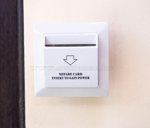 Hotel beléptető kártyás villany és áramtalanító kapcsoló ES100