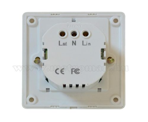 Hotel beléptető kártyás villany és áramtalanító kapcsoló ES100