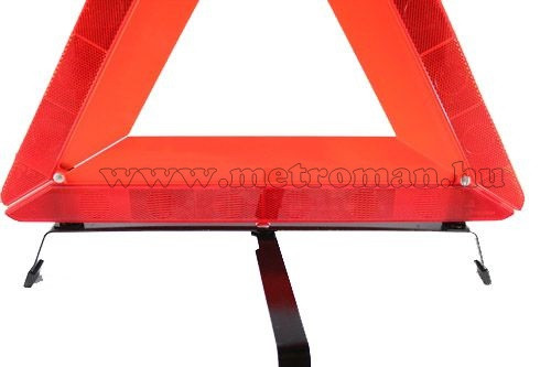 Autós elakadás jelző háromszög, E-jeles, összecsukható WT10E