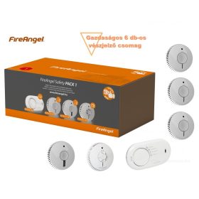   Fireangel Safety pack 1 CO Füst és Hőérzékelő vészjelző csomag MFASP1