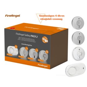   Fireangel Safety pack 2 CO Füst és Hőérzékelő vészjelző csomag MFASP2