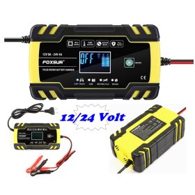   Intelligens automata akkumulátor töltő, csepptöltő 12-24 Volt Foxsur FBC122408D