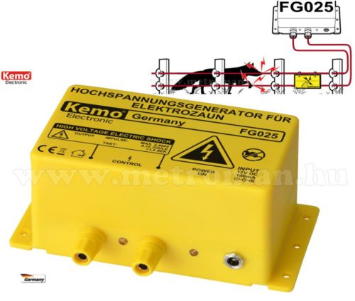 Villanypásztor - nagyfeszültség generátor, Kemo FG025