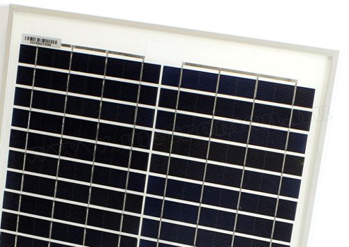 12V 20 Watt napelemes töltő szett töltésvezérlővel Poly Solar FG-20W-10A-PWM