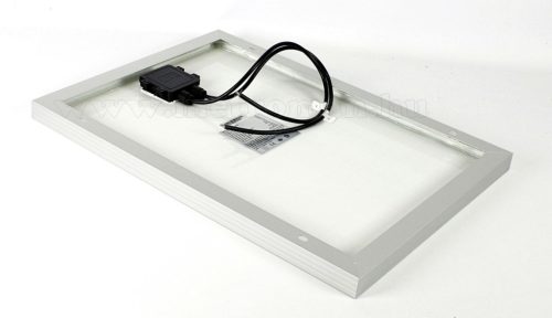 12V 20 Watt napelemes töltő szett töltésvezérlővel Poly Solar FG-20W-10A-PWM