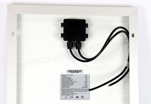 12V 20 Watt napelemes töltő szett töltésvezérlővel Poly Solar FG-20W-10A-PWM