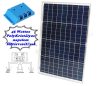 12V 45 Watt napelemes töltő szett töltésvezérlővel Poly Solar FG-45W-5A-PWM
