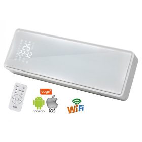   Android  iOS WIFI elektromos ventilátoros fali fűtőtest üveg előlappal MFKF54203
