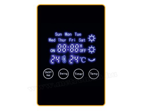 Elektromos ventilátoros programozható fali fűtőtest FKF 59201 PTC