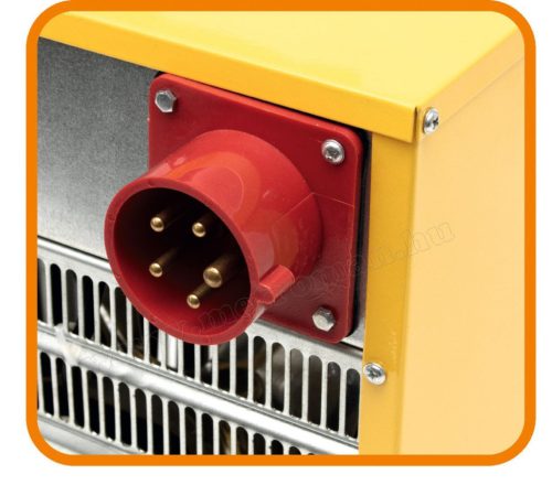 Ipari elektromos ventilátoros fűtőtest, hősugárzó 9000 Watt HOME FKI 90