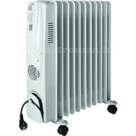   Elektromos olajradiátor, ventilátoros fűtéssel,  HOME FKO 11T