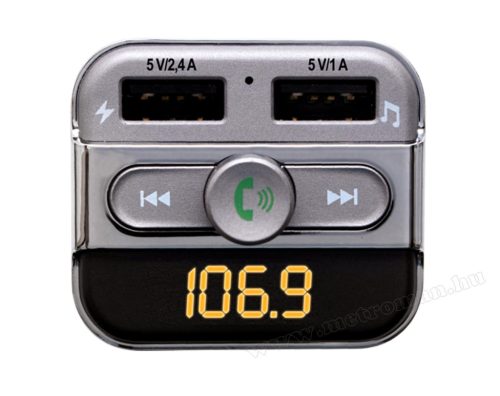USB/SD MP3 FM transzmitter és Bluetooth kihangosító és zenelejátszó FMBT PRO