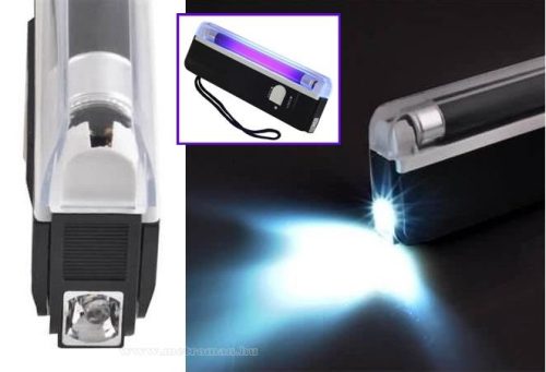 Hordozható Bankjegy vizsgáló UV fény lámpa MG268UV