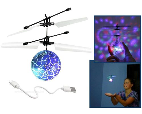 Repülő diszkógömb színes LED fényekkel MG362E