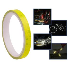   Öntapadós láthatósági fényvisszaverő matrica sárga MG402D