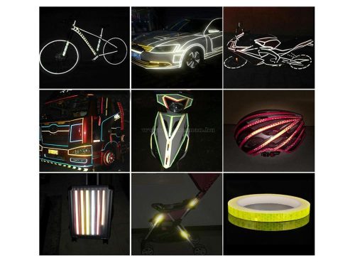 Öntapadós láthatósági fényvisszaverő matrica sárga MG402D