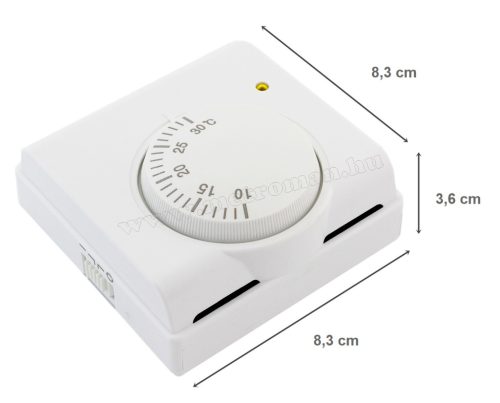 Mechanikus szobatermosztát, hőmérséklet szabályzó MG676-1030