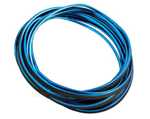 Autós műszerfal dekor szalag 5 méteres kék