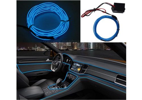 Autós 12V LED dekorszalag 2 méteres kék MG679C