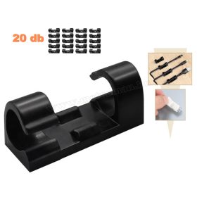 Öntapadós kábel rendező szett Kábeltartó MG702D